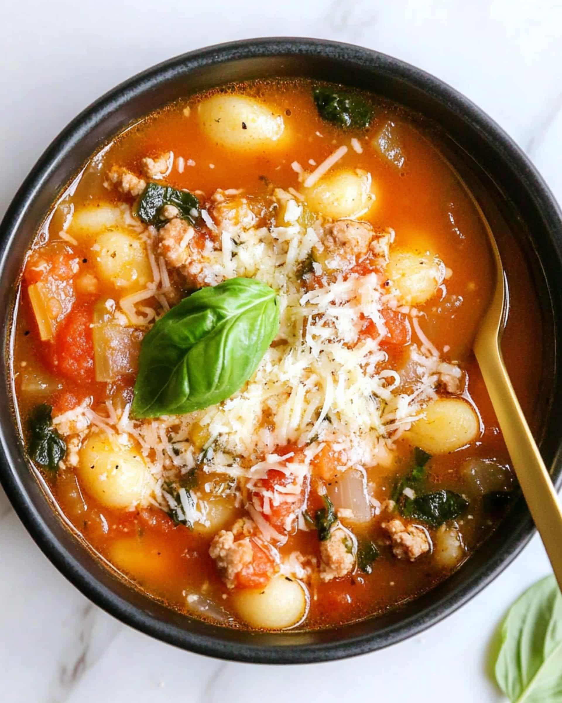 Sausage and Vegetable Gnocchi Soup Recipe