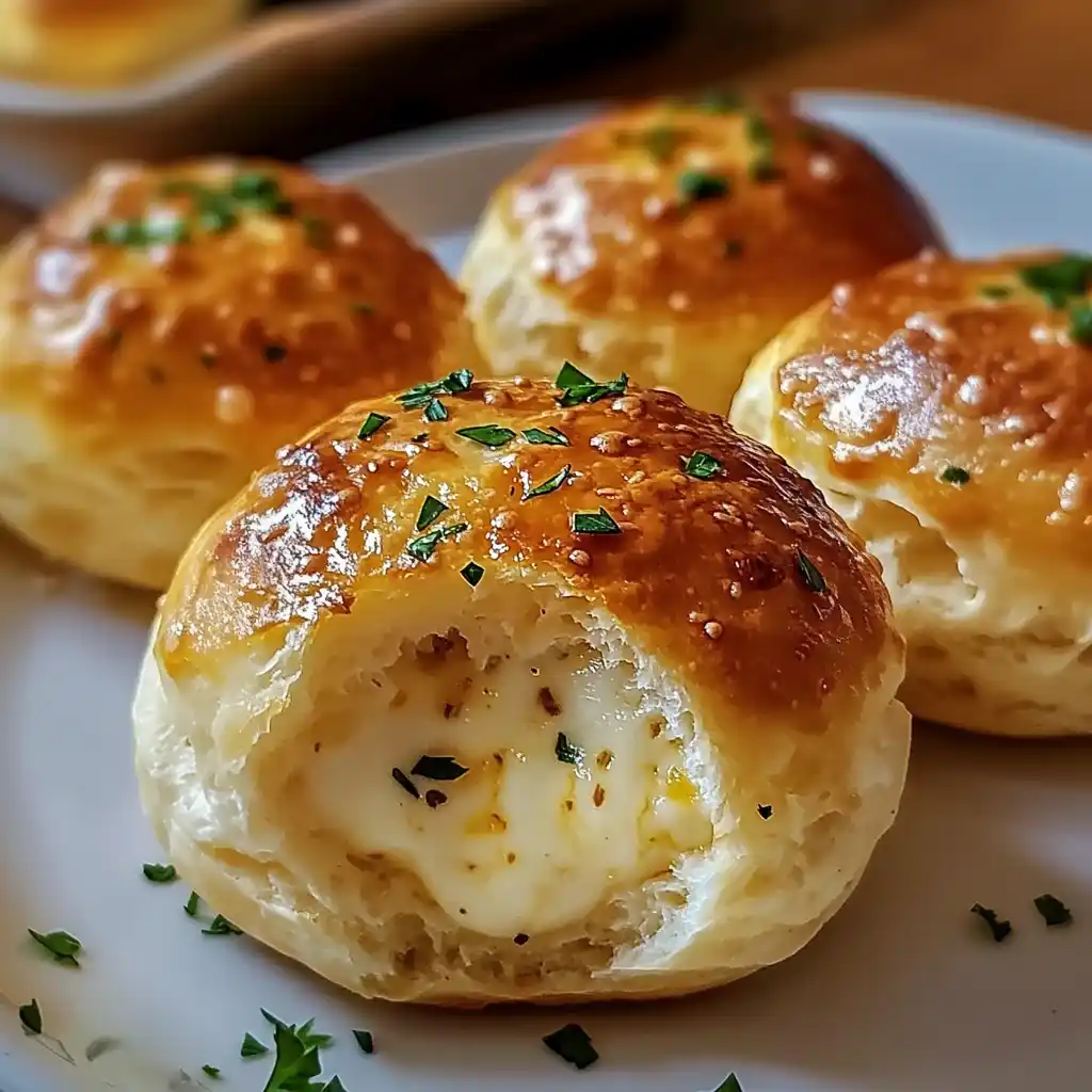 Pillsbury Biscuit Garlic Butter Cheese Bombs