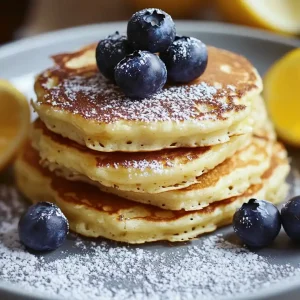 Lemon ricotta pancakes