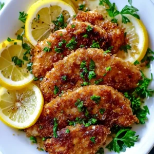 Crispy Lemon Pepper Chicken Cutlets